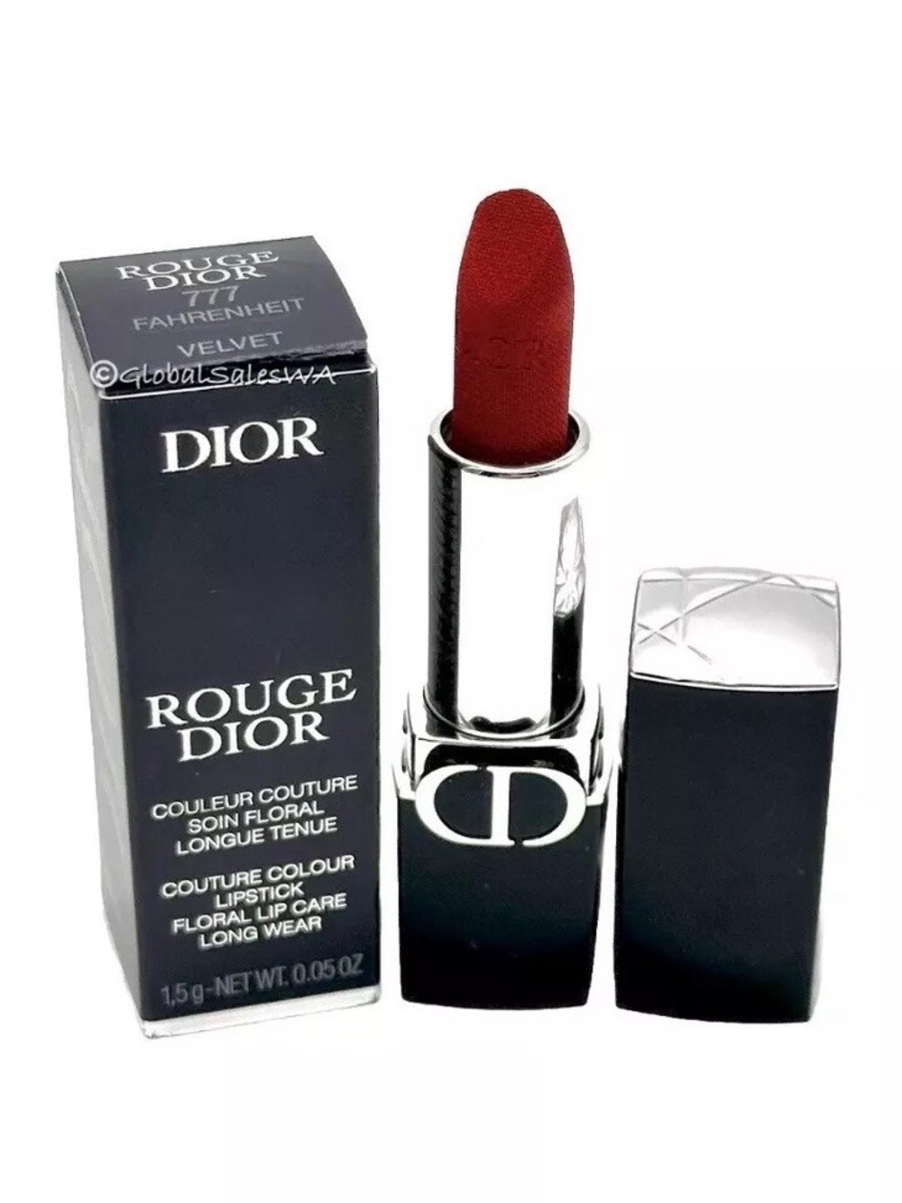 Dior Rouge Dior Lipstick in 777 Fahrenheit Velvet NIB